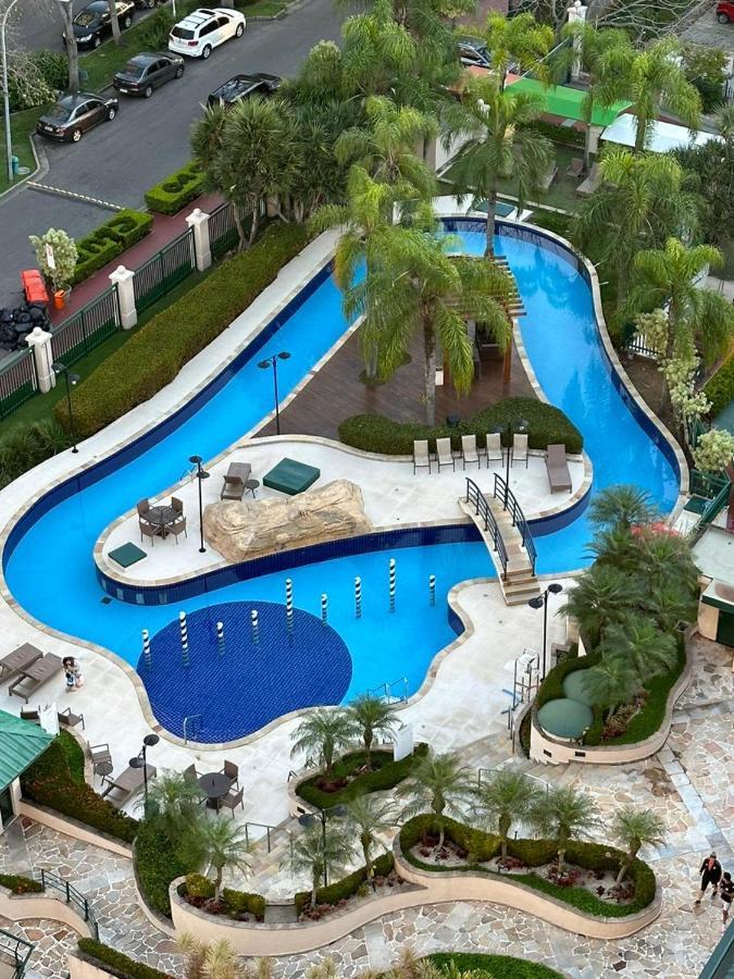 Flat Com Vista Panoramica -15- Na Barra Da Tijuca - Estacionamento Gratuito - Frigobar - Ar Condicionado - Piscina - Academia - Balsa Para Praia Gratis - Varanda - Vista Parcial Mar E Lagoa Rio de Janeiro Bagian luar foto