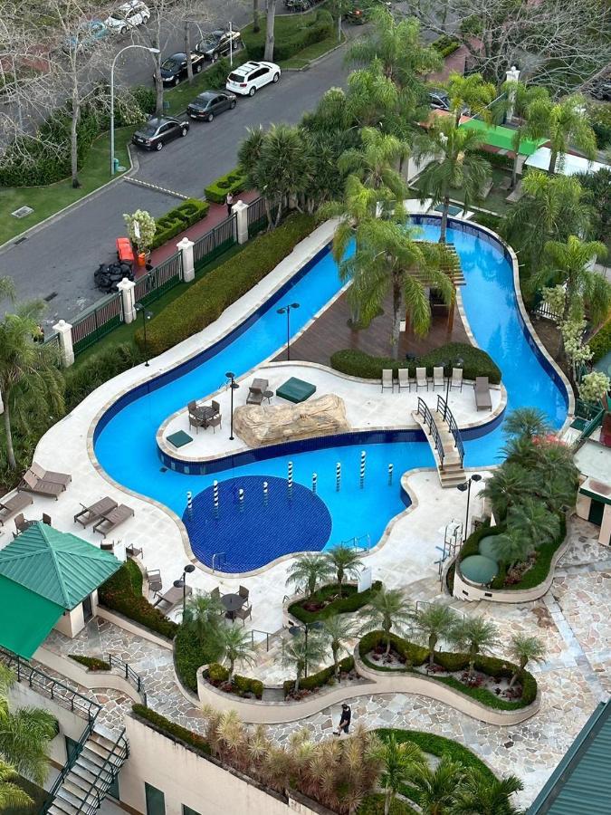 Flat Com Vista Panoramica -15- Na Barra Da Tijuca - Estacionamento Gratuito - Frigobar - Ar Condicionado - Piscina - Academia - Balsa Para Praia Gratis - Varanda - Vista Parcial Mar E Lagoa Rio de Janeiro Bagian luar foto