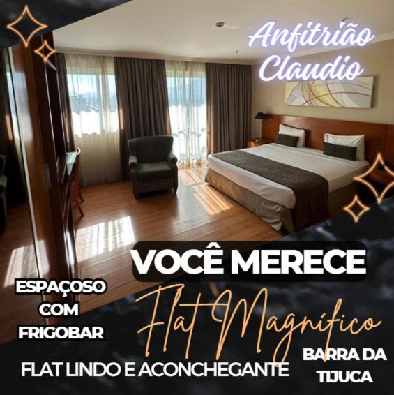Flat Com Vista Panoramica -15- Na Barra Da Tijuca - Estacionamento Gratuito - Frigobar - Ar Condicionado - Piscina - Academia - Balsa Para Praia Gratis - Varanda - Vista Parcial Mar E Lagoa Rio de Janeiro Bagian luar foto