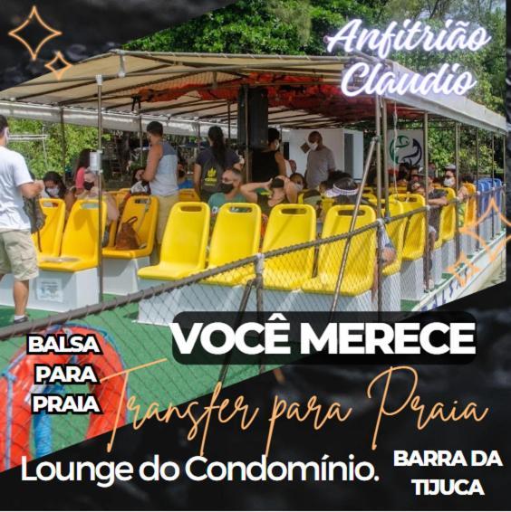 Flat Com Vista Panoramica -15- Na Barra Da Tijuca - Estacionamento Gratuito - Frigobar - Ar Condicionado - Piscina - Academia - Balsa Para Praia Gratis - Varanda - Vista Parcial Mar E Lagoa Rio de Janeiro Bagian luar foto